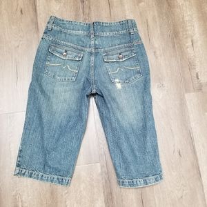 Women's denim cropped pant